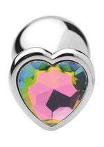 Load image into Gallery viewer, Booty Sparks Rainbow Prism Heart Anal Plug
