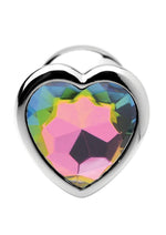 Load image into Gallery viewer, Booty Sparks Rainbow Prism Heart Anal Plug
