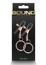 Load image into Gallery viewer, Bound Nipple Clamps C2 - Metal/Rose Gold
