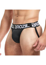 Load image into Gallery viewer, Brozil Ultra Bulge Enhancing Jockstrap - Black - Large/XLarge
