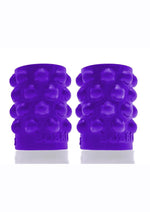 Load image into Gallery viewer, Bubbles Silicone Nipple Suckers - Eggplant/Purple
