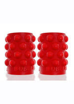 Load image into Gallery viewer, Bubbles Silicone Nipple Suckers - Red
