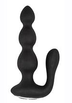 Load image into Gallery viewer, Butts Up Rechargeable Silicone Prostate Stimulator with Remote Control - Black
