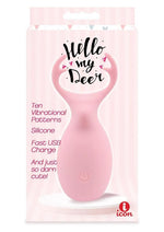 Load image into Gallery viewer, Buzzy Buddy Hello My Deer Rechargeable Silicone Clitoral Stimulator - Pink
