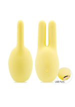 Load image into Gallery viewer, Buzzy Buddy Honey Bunney Rechargeable Silicone Clitoral Stimulator - Yellow
