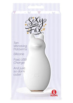 Load image into Gallery viewer, Buzzy Buddy Sexy Like A Fox Rechargeable Silicone Clitoral Stimulator - White
