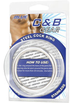 Load image into Gallery viewer, C and B Gear Steel Cock Ring - Metal - 2in Diameter
