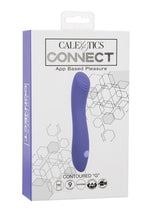Load image into Gallery viewer, Calexotics Connect Contoured G Rechargeable Silicone App Compatible G-Spot Vibrator with Remote - Purple
