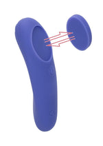Load image into Gallery viewer, Calexotics Connect Panty Teaser Rechargeable Silicone App Compatible Vibrator with Remote - Purple
