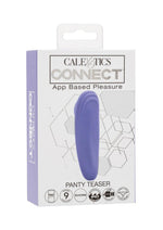 Load image into Gallery viewer, Calexotics Connect Panty Teaser Rechargeable Silicone App Compatible Vibrator with Remote - Purple
