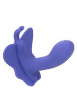 Load image into Gallery viewer, Calexotics Connect Venus Butterfly Rechargeable Silicone App Compatible Stimulator with Remote - Purple
