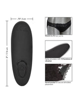 Load image into Gallery viewer, Calexotics Silicone Rechargeable Lace Panty Vibe with Remote Control (3 Pieces) - L/XL
