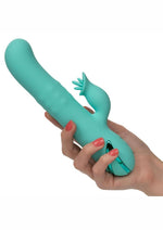 Load image into Gallery viewer, California Dreaming Bel Air Bombshell Rechargeable Silicone Vibrator with Clitoral Stimulator

