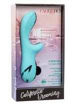 Load image into Gallery viewer, California Dreaming Catalina Climaxer Rechargeable Rotating Silicone Vibrator - Blue
