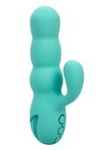 Load image into Gallery viewer, California Dreaming Del Mar Rechargeable Silicone Dual Stimulator - Teal
