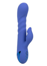 Load image into Gallery viewer, California Dreaming L.a. Love Rechargeable Silicone Vibrator with Clitoral Stimulator - Blue
