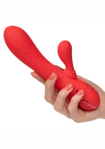 Load image into Gallery viewer, California Dreaming Palisades Passion Rechargeable Silicone Rabbit Vibrator
