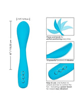 Load image into Gallery viewer, California Dreaming Palm Springs Pleaser Rechargeable Silicone Contoured Vibrator
