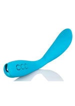 Load image into Gallery viewer, California Dreaming Palm Springs Pleaser Rechargeable Silicone Contoured Vibrator - Blue
