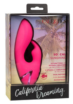 Load image into Gallery viewer, California Dreaming So. Cal Sunshine Rechargeable Silicone Rabbit Vibrator - Pink
