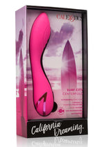 Load image into Gallery viewer, California Dreaming Surf City Centerfold Rechargeable Silicone Vibrator - Pink
