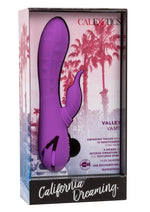 Load image into Gallery viewer, California Dreaming Valley Vamp Rechargeable Silicone Vibrating Massager - Purple
