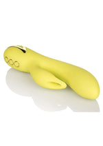Load image into Gallery viewer, California Dreaming Venice Vixen Silicone USB Rechargeable Multifunction Vibrator Waterproof - Yellow