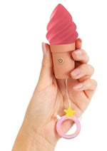 Load image into Gallery viewer, Cand'ice Rechargeable Silicone Clitoral Stimulator - Raspberry Jolly
