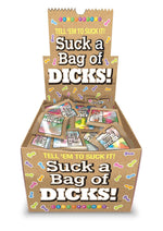 Load image into Gallery viewer, Candyprints Suck A Bag Of Dicks Counter - 100 Bags/Display/Per Display