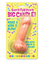 Load image into Gallery viewer, Candyprints Super Fun Penis Big Candle - Pink
