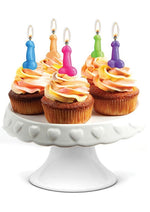 Load image into Gallery viewer, Candyprints Super Fun Penis Candles - Assorted Colors - 5 Per Pack
