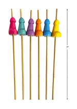 Load image into Gallery viewer, Candyprints Super Fun Penis Hor D&#39; Oeuvre&#39;s Picks - 6 Per Set
