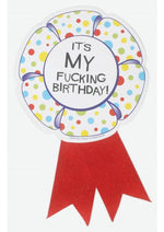 Load image into Gallery viewer, Candyprints X-Rated Birthday Ribbon Medallion
