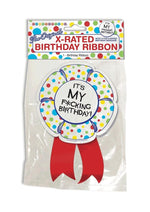Load image into Gallery viewer, Candyprints X-Rated Birthday Ribbon Medallion
