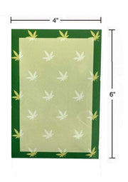 Cannabis Leaf Notepad