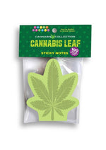 Load image into Gallery viewer, Cannabis Leaf Sticky Notes

