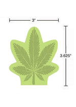 Load image into Gallery viewer, Cannabis Leaf Sticky Notes
