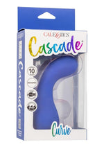 Load image into Gallery viewer, Cascade Curve Rechargeable Silicone Vibrator - Blue
