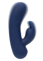 Load image into Gallery viewer, Cashmere Silk Bunny Rechargeable Silicone Rabbit Vibrator - Blue
