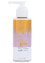 Load image into Gallery viewer, CG Glow Vanilla Cupcake Fragranced Shimmer Lotion - Gold
