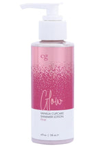 Load image into Gallery viewer, CG Glow Vanilla Cupcake Fragranced Shimmer Lotion - Pink
