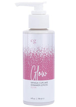 Load image into Gallery viewer, CG Glow Vanilla Cupcake Fragranced Shimmer Lotion - Silver
