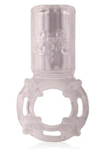 Load image into Gallery viewer, Charged Big Omg Vibrating Ring USB Rechargeable Waterproof - Clear
