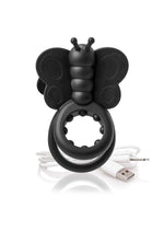 Load image into Gallery viewer, Charged Monarch USB Rechargeable Butterfly Vibe Silicone Cock Ring Waterproof
