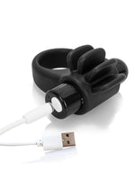 Load image into Gallery viewer, Charged Skooch Rechargeable Vibrating Silicone Cock Ring Waterproof
