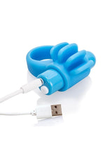 Load image into Gallery viewer, Charged Skooch Rechargeable Vibrating Silicone Cock Ring Waterproof
