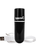 Load image into Gallery viewer, Charged Vooom Rechargeable Waterproof Bullet Vibrator - Black
