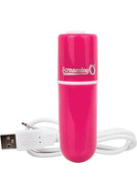 Load image into Gallery viewer, Charged Vooom Rechargeable Waterproof Bullet Vibrator - Pink
