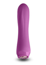 Load image into Gallery viewer, Charms Fern Rechargeable Silicone Mini Vibrator - Purple
