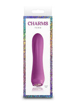 Load image into Gallery viewer, Charms Fern Rechargeable Silicone Mini Vibrator - Purple
